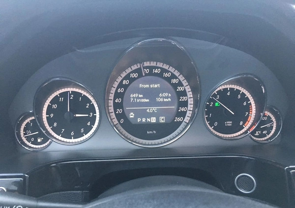 Mercedes-Benz Klasa E cena 49500 przebieg: 283000, rok produkcji 2009 z Kisielice małe 277